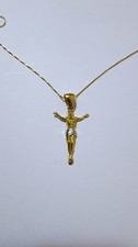 Collana Con Cristo 45cm Senza