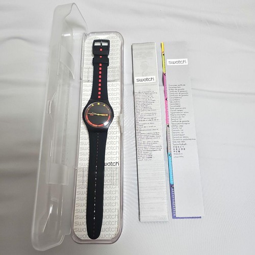 Swatch black fire - black,