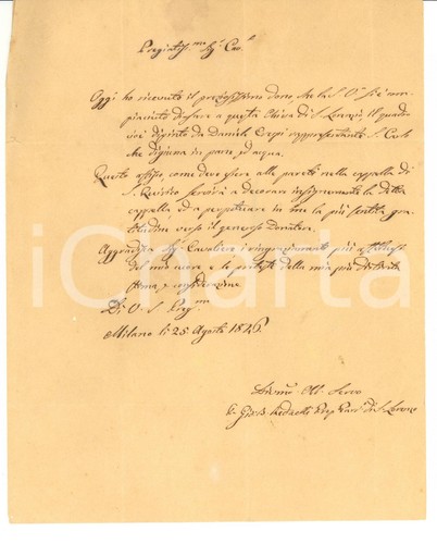 1846 milano giuseppe console - milano,