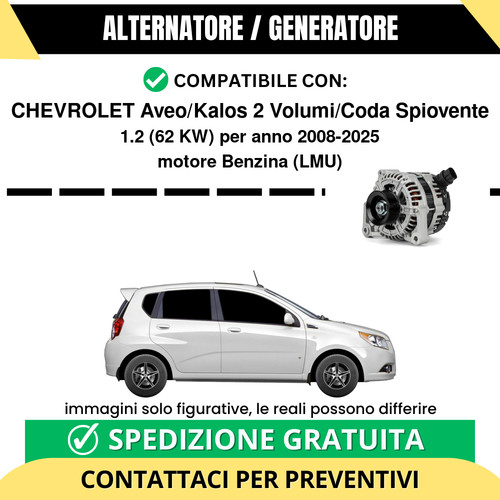 Alternatore chevrolet - alternatore,