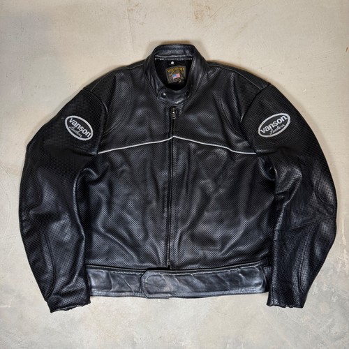 Giacca moto corsa vanson pelle - giacca,