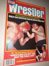 THE WRESTLER MAGAZINE ottobre
