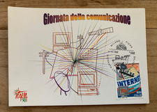 GIORNATA DELLA COMUNICAZIONE-CARTOLINA E FRANCOBOLLO 1998