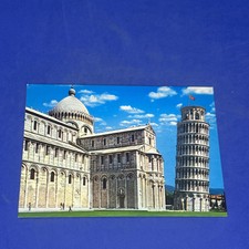 PISA TORRE PENDENTE E ABSIDE DEL DUOMO - A COLORI - CARTOLINA