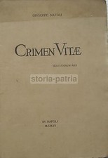 NATOLI_CHIARA_NAPOLI_ANTICA EDIZIONE NAPOLETANA_CARTA FILIGRANATA_CRIMEN VITAE
