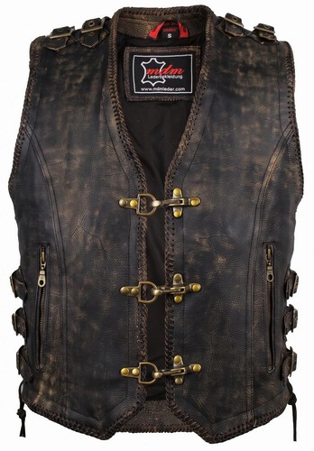 Gilet moto uomo vera pelle - moto,