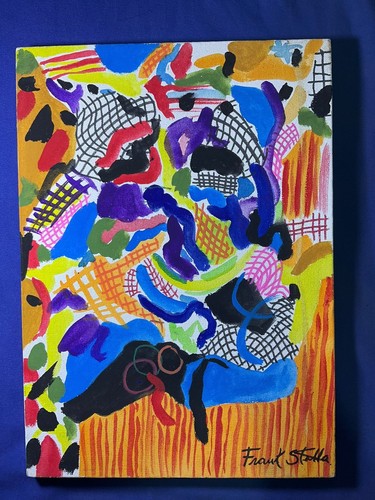 Frank stella oil painting - frank,
