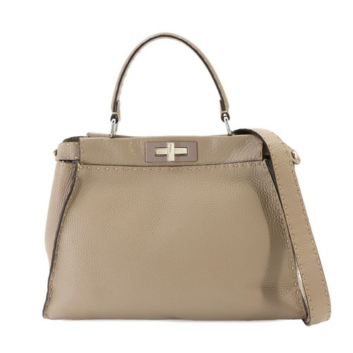 Fendi selleria peekaboo borsa - selleria,