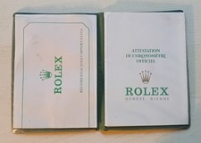 Rolex vintage holder + papers