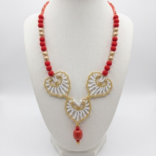 Collana unica artigianale boho - collana,