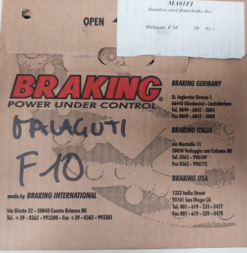 Braking ma01fi disco freno - ma01fi,