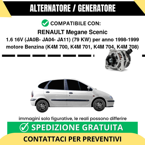 Alternatore renault megane - alternatore,