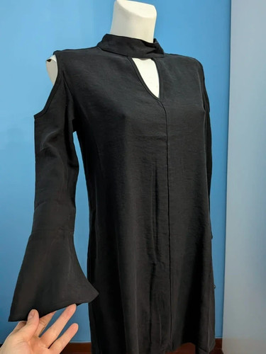 Abito vintage tunica mini nero