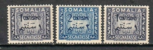 Somalia afis 1950 segnatasse - 1950, 3