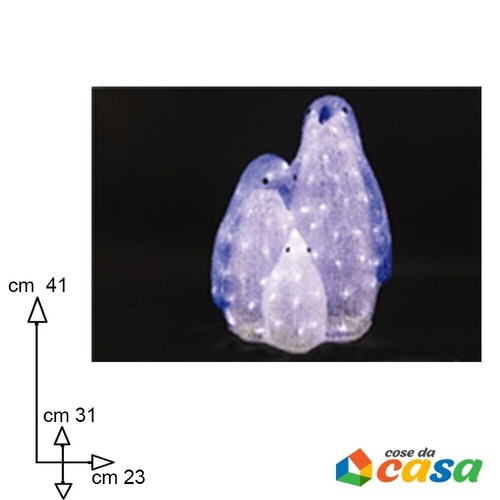 Pinguini con luci per