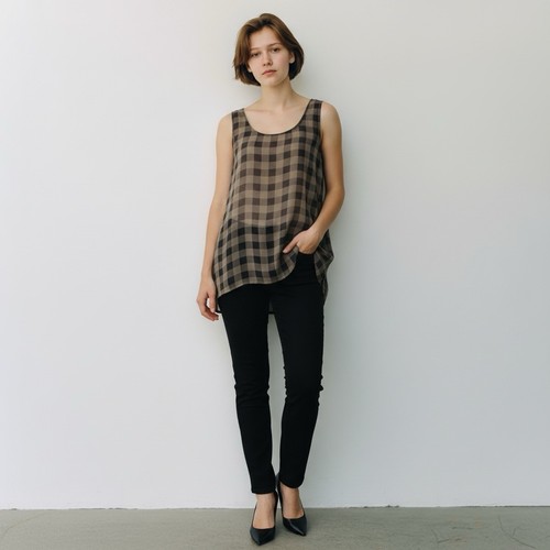 Top tunica seta eileen fisher - tunica,