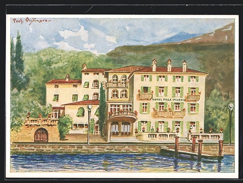 Cartolina artista torbole - cartolina,
