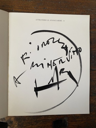 Autografato vedova emilio - vedova,