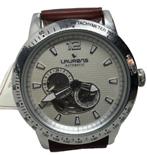Orologio Laurens 26480 automatico fondo a vista contatori secondi e 24h nuovo