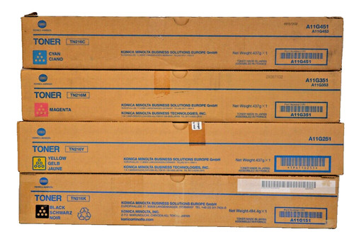 Set toner originale konica - toner,