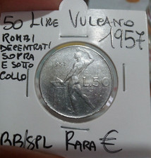 50 LIRE VULCANO 1957 BB/SPL