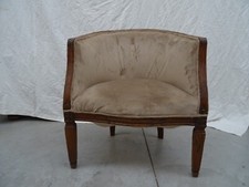 Poltrona Luigi XVI in noce