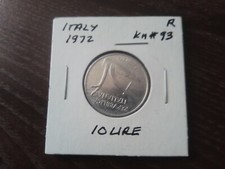 ITALY  TEN (10) LIRE COIN 1972
