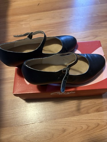 Scarpe flamenco pelle nera - in,
