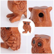  1Pc Decorazione della casa Decorazione del soggiorno Legno massello a forma di