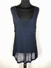 PATRIZIA PEPE Canotta Maglietta Donna Viscosa Woman Rayon Tank Top Sz.S - 42