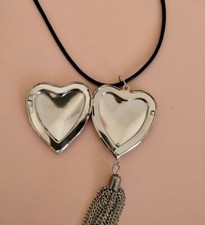 Collana donna Locket a Cuore - Idea regalo San Valentino! Amore! Porta foto!