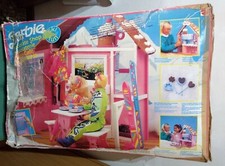 Mattel 9698 Barbie Ski Fun Chocolate Shop 90 completo 80% solo accessori foto