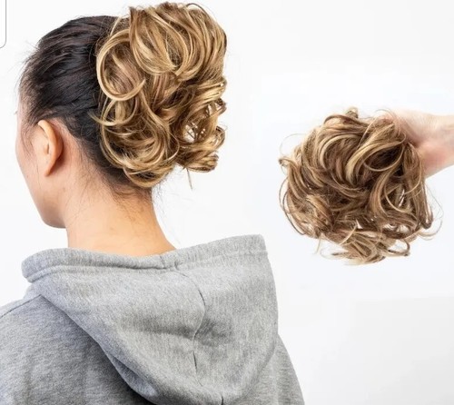 Estensioni capelli messy - capelli, bun
