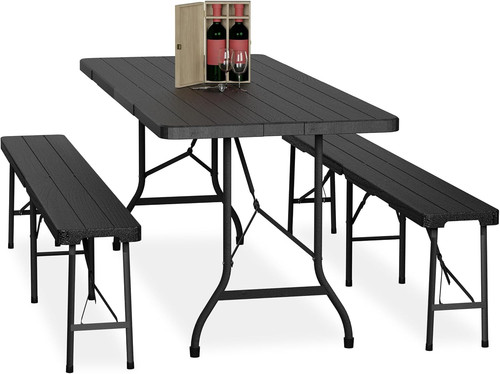 Tavolo birreria con panche - da,