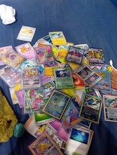 LOTTO POKEMON 60 CARTE (RARA, V, VMAX, EX, O VINTAGE ASSICURATA)
