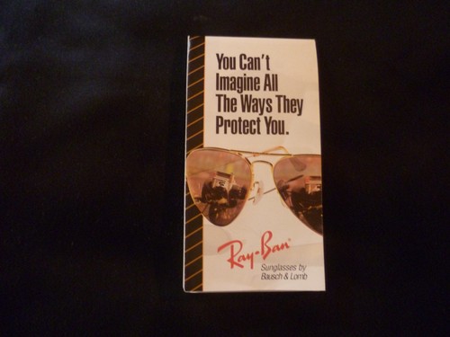 Depliant occhiali ray ban l - occhiali, b&l