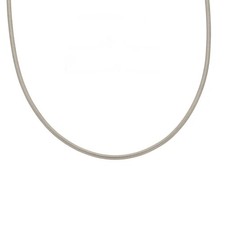 CATENA ORO BIANCO 18K, MAGLIA