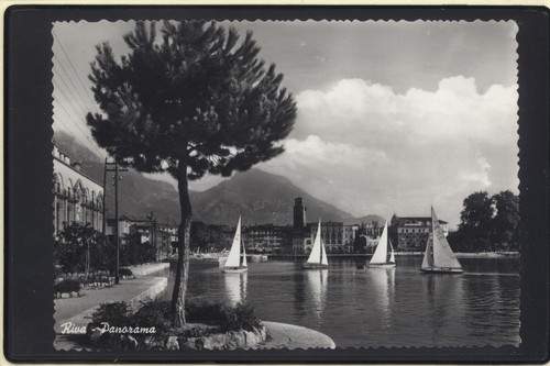 Riva panorama barche a - (tn),
