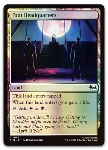 Foot headquarters 185 - #185, (foil)