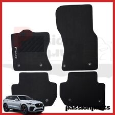 TAPPETI JAGUAR F-PACE IN MOQUETTE CON RICAMO E 8 FISSAGGI AD ANELLO SET 4 PEZZI
