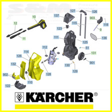 Ricambio originale Karcher K4 per ricambio schema 1.324-302.0 pompa a gomito ect
