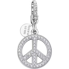 ROSATO RLU050 Charm Donna My Luck Simbolo Pace in Argento - Retail price € 45,00