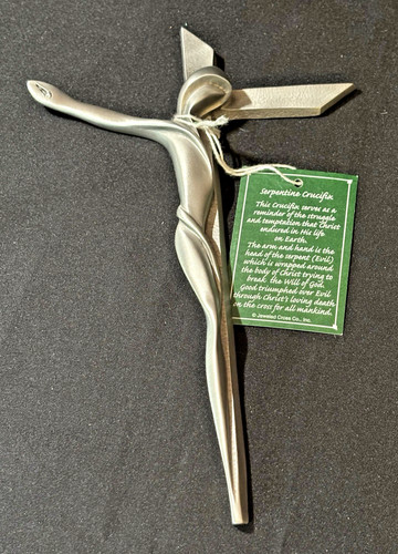 Crocifisso serpentina in - a,