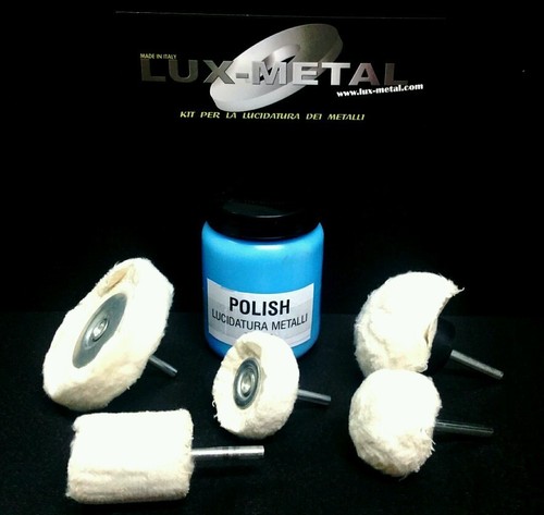 Kit lucidatura acciaio