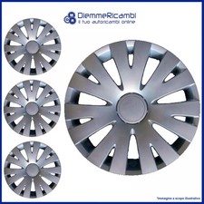 SERIE 4 BORCHIE - 4 COPRICERCHI COPPE RUOTA 15 PER CITROEN C4 PICASSO TIPO B