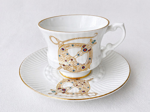 Tazza porcellana con - in,