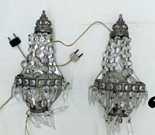 Coppia di appliques vintage