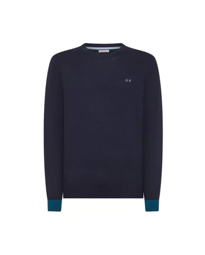 Maglia uomo blu navy sun68 - blu,