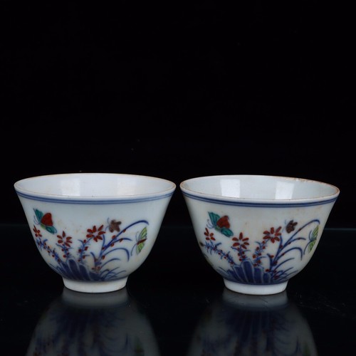 Coppia tazze cina ming - cina,