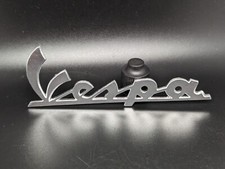PIAGGIO VESPA 130MM LOGO SIGLA EMBLEMA FREGIO STEMMA SCRITTA TARGHETTA BADGE